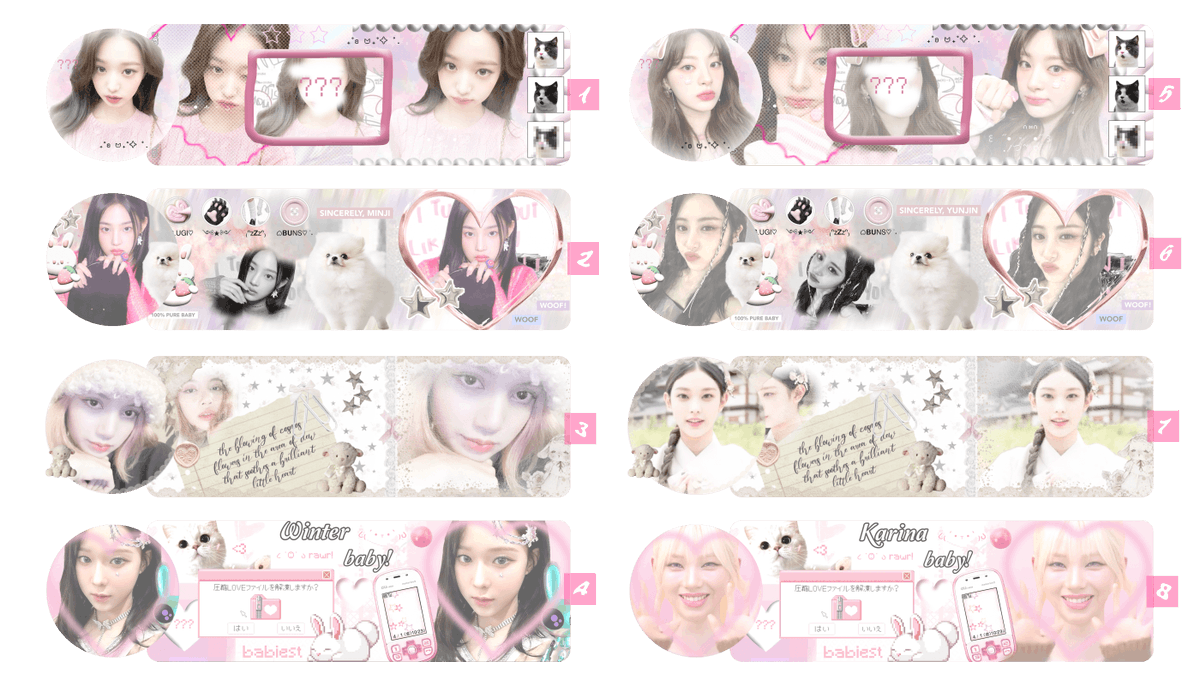 every rt are very appreciated  ᧔ෆ᧓

haaalo aca ada layout gg ready stock! price ada di alt yaa! ava png only no re-text 🍃  ִ ֺ ⭑ aca accept by request form ada di pinned ya loves ! 

💳 qris only. 
#zonauang