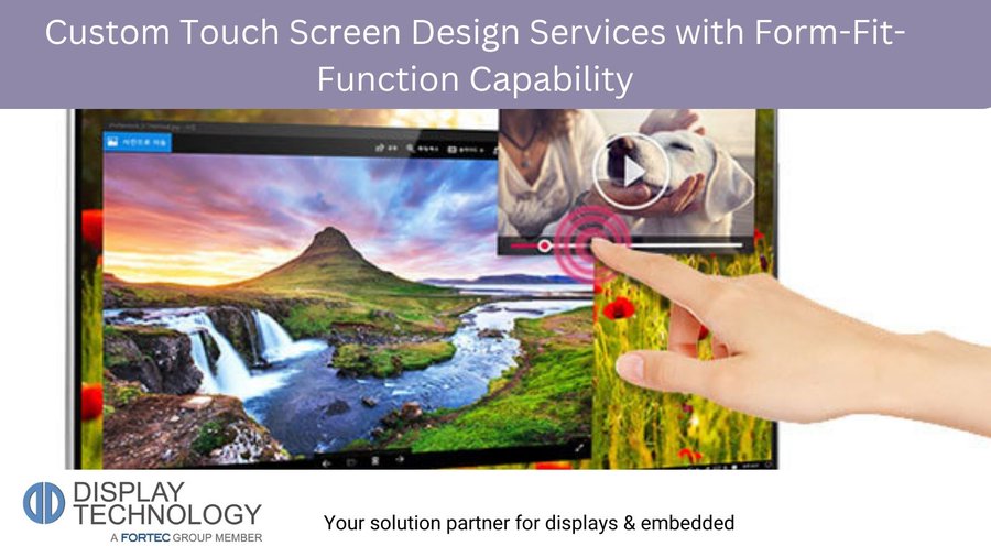 Get a custom touch screen designed with form-fit-function capability by our team of expert engineers. buff.ly/425ESMB . #CustomTouchScreen #BespokeSolution #InfiniteTouch #displaytechnology
