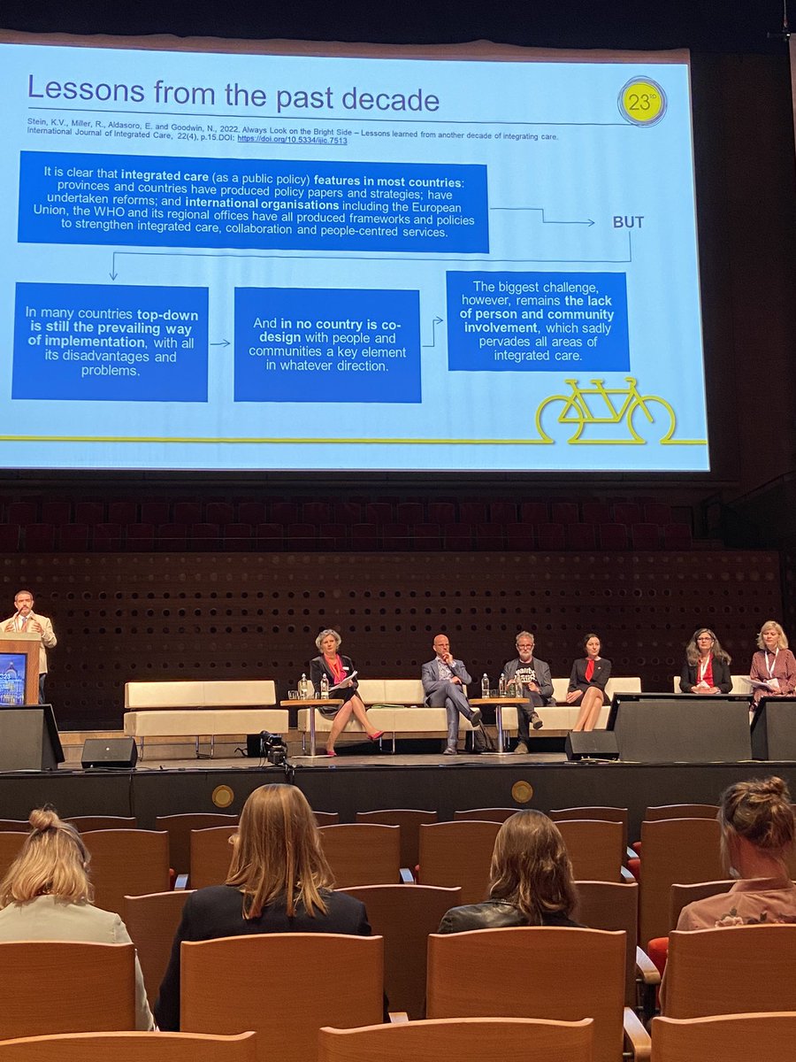 Last plenary at #ICIC23 on unpacking factors for successful implementation in #integratedcare : the need for person and community involvement 💪⭐️💪⭐️<a href="/IFICInfo/">IFIC Updates</a> @taohealth1 👏