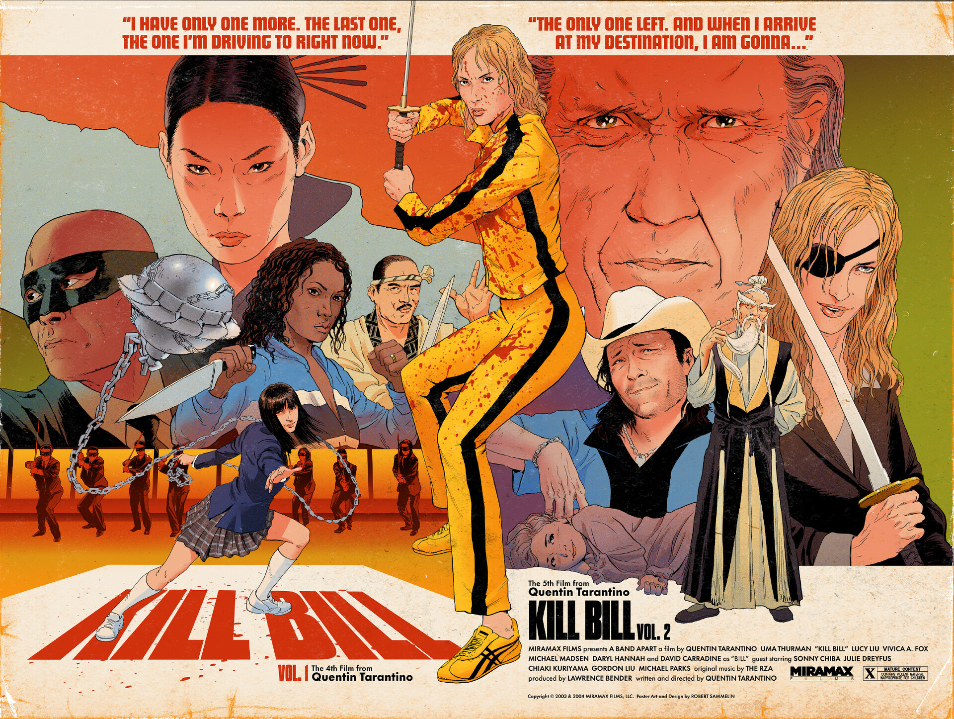 ACERVO DO DRIVE 🌺 on X: Kill Bill Volume 1 + Volume 2 (2003-2004)  Gêneros: Ação/Crime • Dir: Quentin Tarantino Legendados:    / X