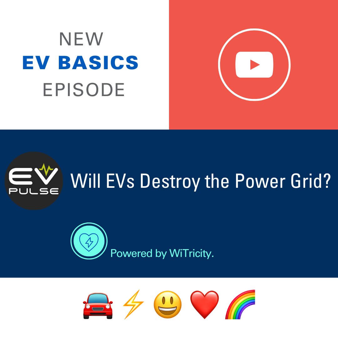 WiTricity's tweet photo. Check out the latest #EVBasics episode by @EVPulse to learn about the impact of EVs on #PowerGrid. 👉https://t.co/X209WRCMfd. #wirelessEVcharging https://t.co/zECoKT20TG