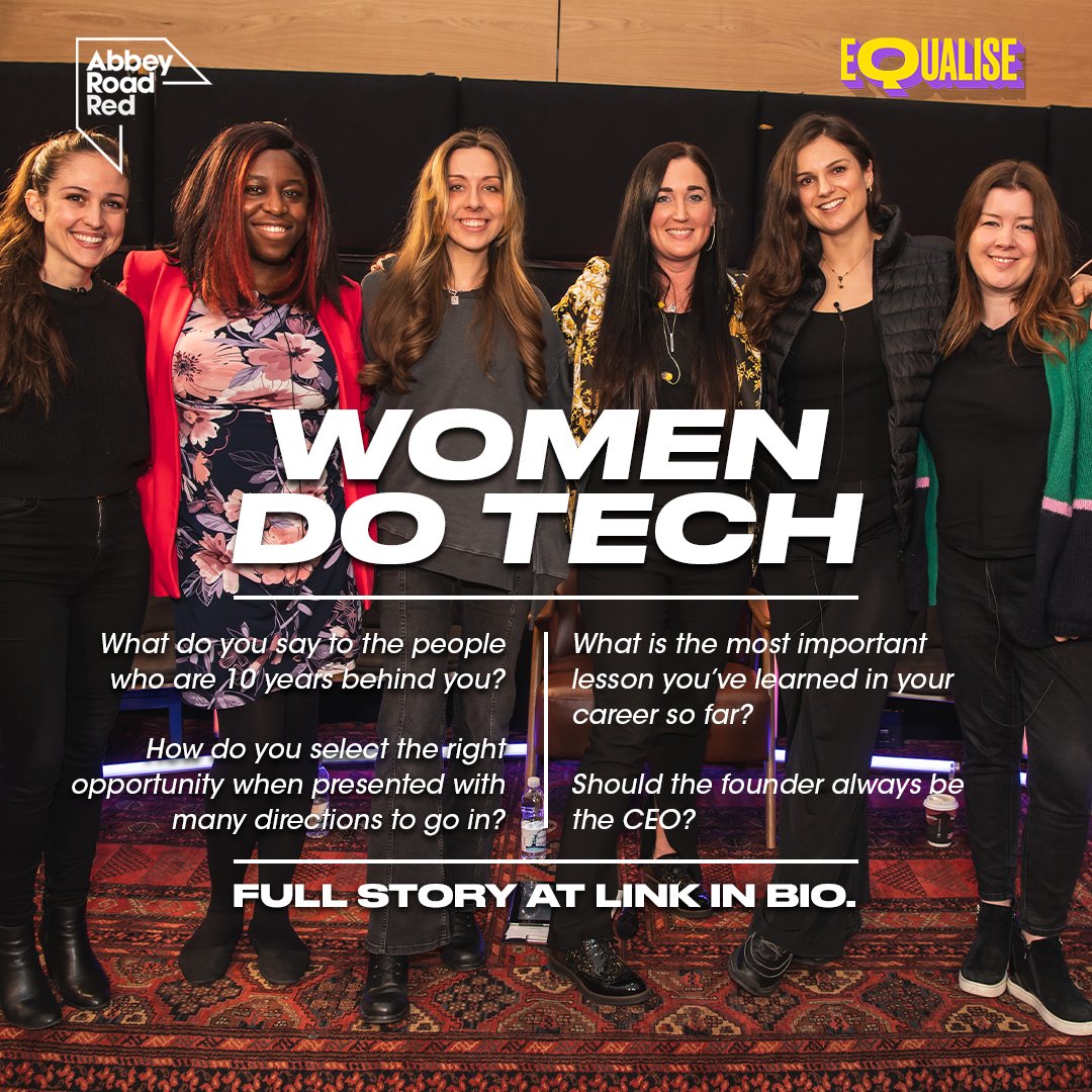 Our 2023 edition of the Abbey Road Equalise programme saw the studios’ music technology incubator, @AbbeyRoadRed, develop and produce the festival’s first 'Women Do Tech panel'.

We published an article summarising the panel. 

Read it now: bit.ly/43oQYRq

#MusicTech