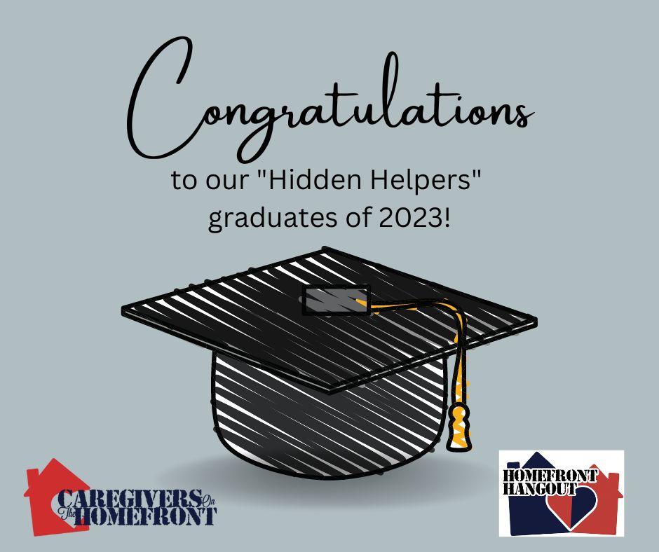 A special salute goes out to  our Hidden Helpers graduating  high school! We're so proud of you and honored to celebrate graduation day with you! #HiddenHelpers #seniors2023