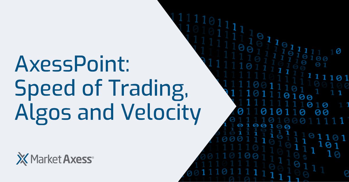 MarketAxess's tweet image. Did you know that the average time to trade is 13 times faster in the EU than in the US? The most recent AxessPoint explores how the growth of algorithmic trading is impacting the speed at which trades can be executed.
okt.to/Z5E9MV
#Algos #ElectronicTrading