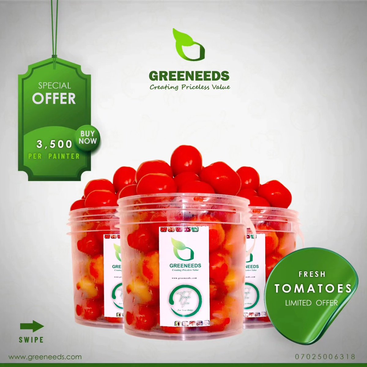 Greeneeds_'s tweet photo. Experience the true taste of nature and nourish your body with our organic food products, free from harmful substances.
You will be impressed.
#greeneeds #farmtechnology #foodsecurity https://t.co/SCnlPssAbi