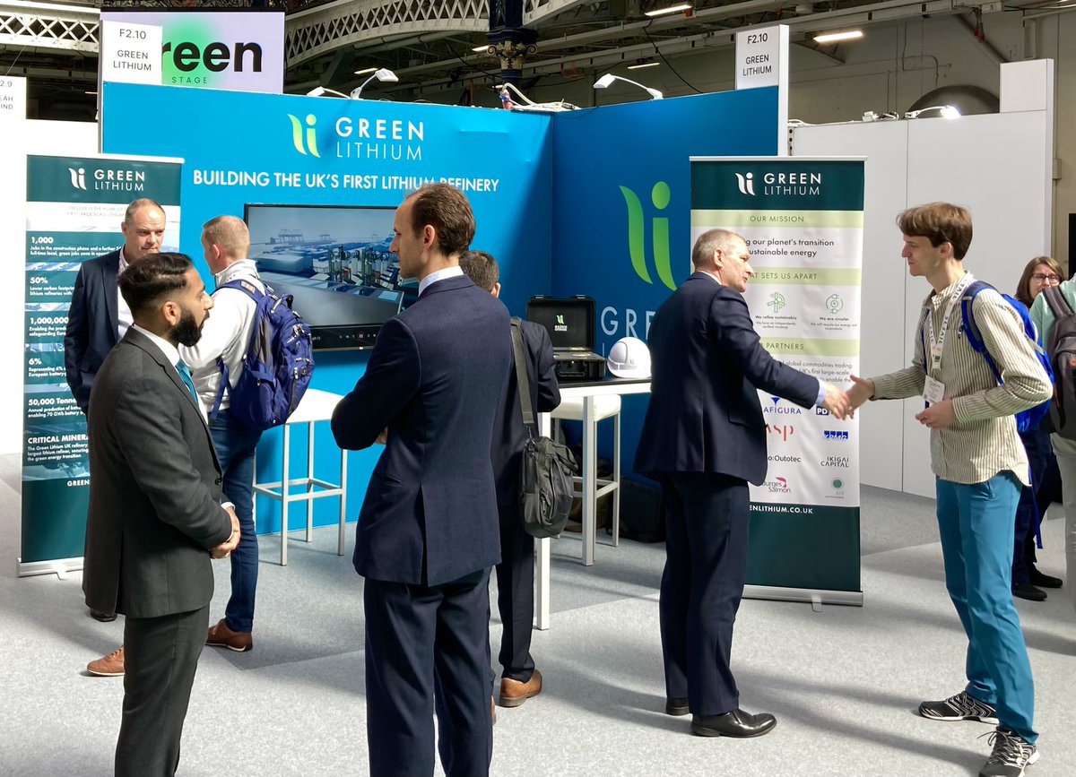 Green Lithium (@green_lithium) on Twitter photo Today and tomorrow Green Lithium will be at <a href="/_InnovationZero/">Innovation Zero</a> a two-day climate and clean tech congress, at @olympia_london (24 May - 25 May).
Visit us to hear about how we are enabling the UK and Europe's energy transition by building the UK's first lithium refinery, stand F2.10 Today and tomorrow Green Lithium will be at <a href="/_InnovationZero/">Innovation Zero</a> a two-day climate and clean tech congress, at @olympia_london (24 May - 25 May).
Visit us to hear about how we are enabling the UK and Europe's energy transition by building the UK's first lithium refinery, stand F2.10