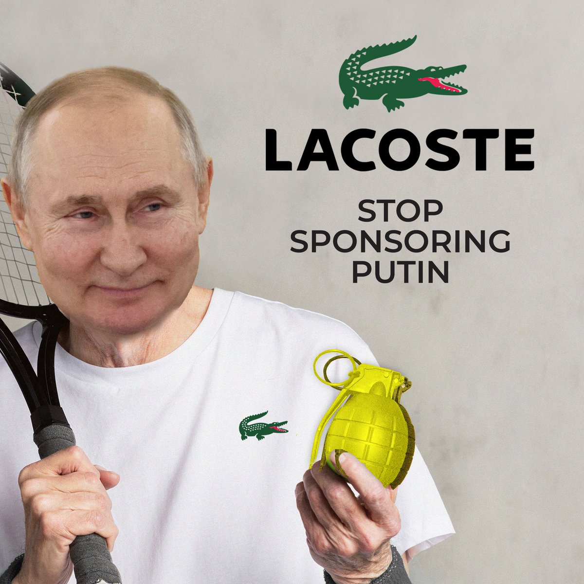 As @rolandgarros kicks off, we wanted to tell everyone that @Lacoste—one of the French Open's Premium Partners—has scores of stores still open in Moscow 'working as per standard regime'. Yes, we checked.  

Call on Lacoste to stop sponsoring Putin 🎾👀