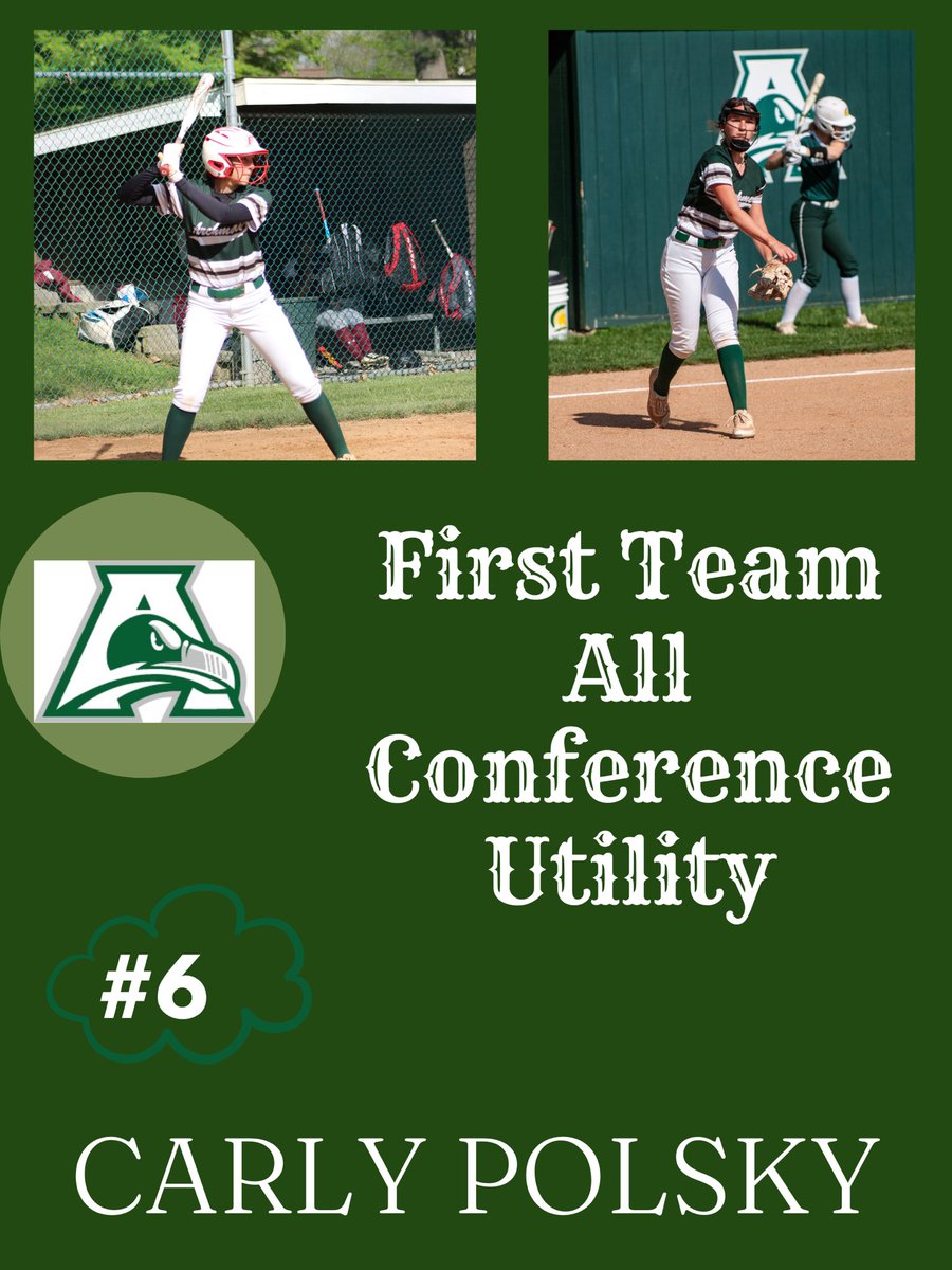 cpolsky25's tweet photo. I am so honored to have been selected for first team all conference! 
@302sbrecruits @DelawareCobras @CoastRecruits @SoftballRecruit @SBRRetweets @recruitingboost @Andrade1323 https://t.co/bx4UHyX5OT