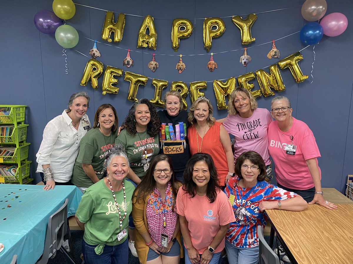 Celebrating one of <a href="/SampsonElem/">Sampson Elementary</a>’s finest this morning. We will miss you more than words can say Mrs. Garcia!