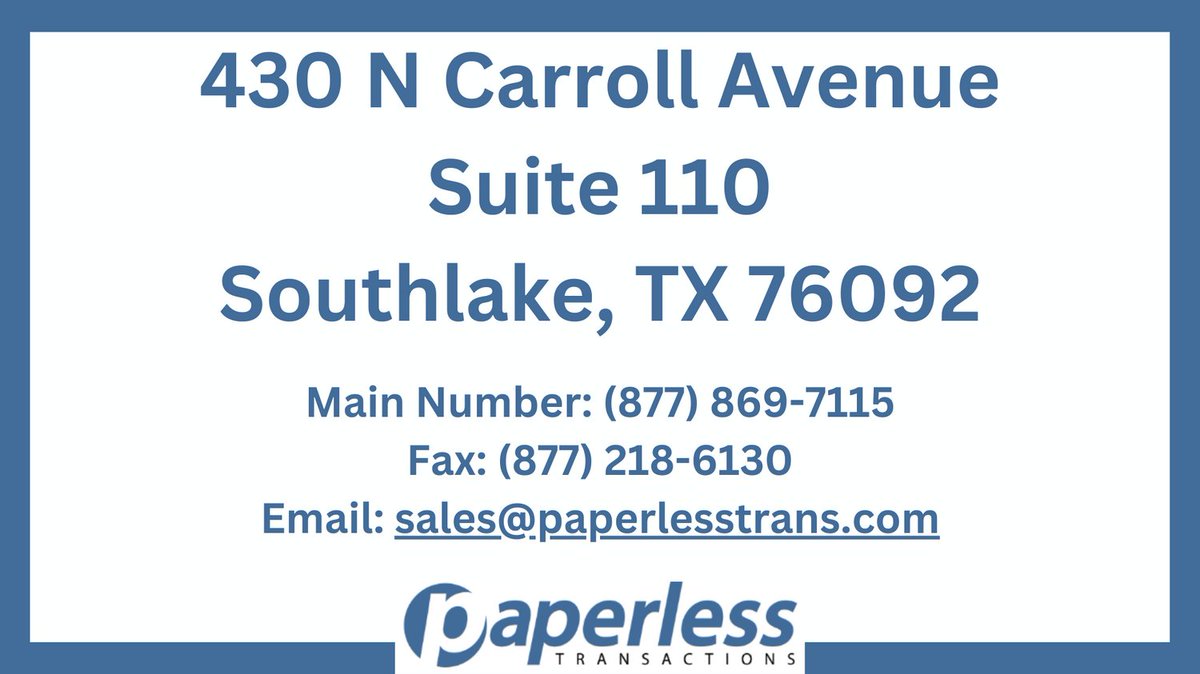paperlesstrans's tweet photo. We are happy to announce our new office location! 2023 started off with new scenery and a drive to continue to help as many as possible. https://t.co/Chax7FG4Uq