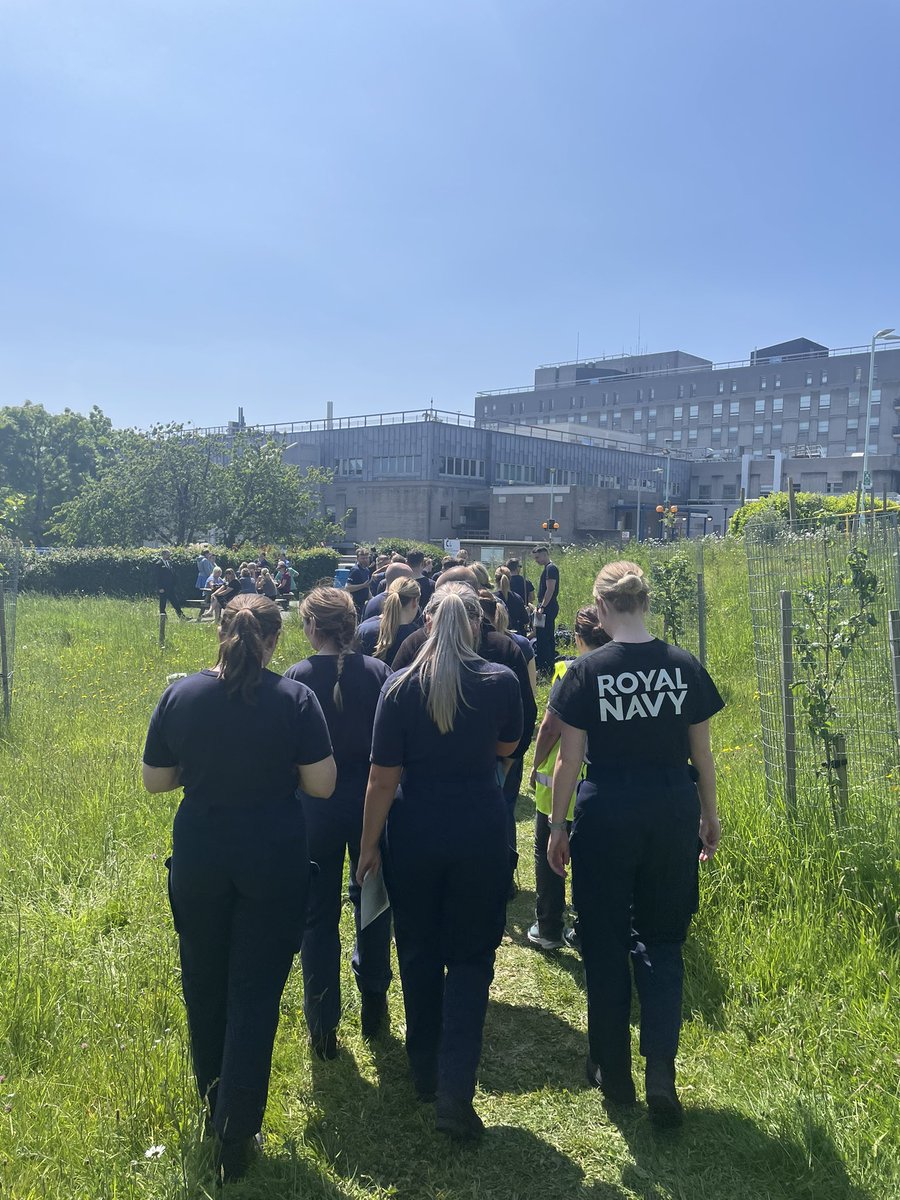 VolunteeringUHP's tweet photo. We’re working with @GrownThatWay &amp;  @DMS_JHG_SW to survey the orchard opposite ED. We’ll then be planting and developing for nature and people 🙌 Have you visited the orchard @UHP_NHS? 

@SustainableUHP #Volunteer https://t.co/lRCmnkMoTZ