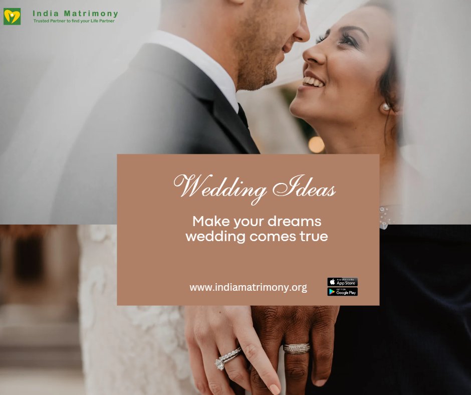 Wedding Ideas Make your dreams Wedding Comes True  🤵👰 indiamatrimony.org
#lovequotes #marriage #lifepartner #husbandgoals #indiamatrimony #bride #groom
#india #perfectmatch
