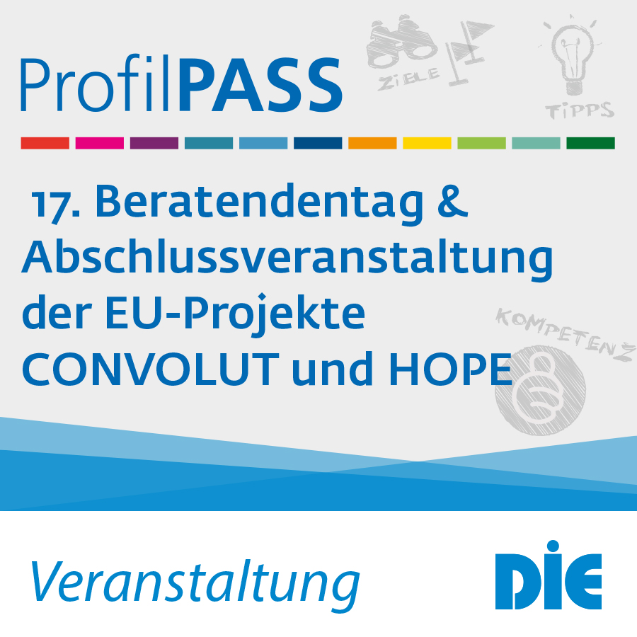DIE_Bonn's tweet photo. 🗓️Einladung zum #ProfilPASS-Beratendentag am 7.9. in Bonn! Das Community-Treffen für alle, die sich für #Bildungsberatung interessieren. Wir stellen die neuen PP-Varianten für Frauen & #Ruhestand vor. Wir freuen uns auf gute Gespräche! Gleich anmelden: https://t.co/PvCcF96qQC https://t.co/8XIGgYKVoA