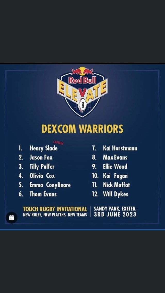 What an experience for current Rugby Ac students Ellie Wood &amp; Tilly Pulfer to be involved with this <a href="/RedBullUK/">Red Bull UK</a> Elevate event for <a href="/Sladey_10/">Henry Slade</a> <a href="/nowellsy15/">Jack Nowell</a> testimonial🔥👍
<a href="/ThomEvansLA/">Thom Evans</a> <a href="/maxevans13/">M Λ Χ  E V Λ N S</a> <a href="/jason_carl_fox/">Jason Fox</a> <a href="/EmmaCB_/">Emma Conybeare</a> <a href="/KaiHorstmann/">Kai Horstmann</a> <a href="/ExeterCollege/">Exeter College</a> <a href="/ExeChiefsWomen/">Exeter Chiefs Women</a> <a href="/ExeterChiefs/">Exeter Chiefs</a>