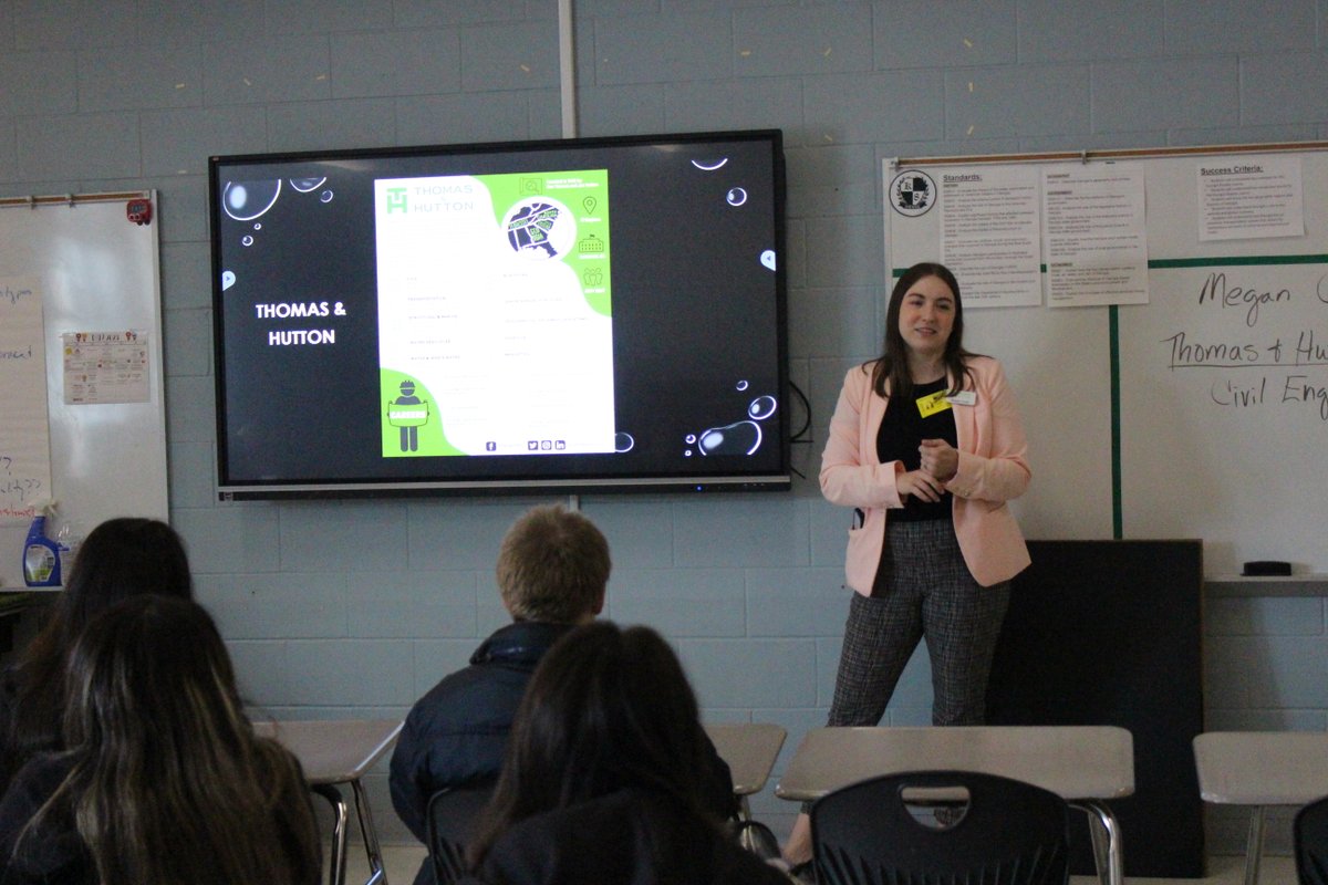 T&H Environmental Designer Megan Cook represented T&H at Herman W. Hesse K-8 School's Career Week! Megan shared insights on her career in engineering and discussed T&H projects the students might recognize around Savannah. Way to go, Megan! #WomenInSTEM #CareerDay #THCommunity
