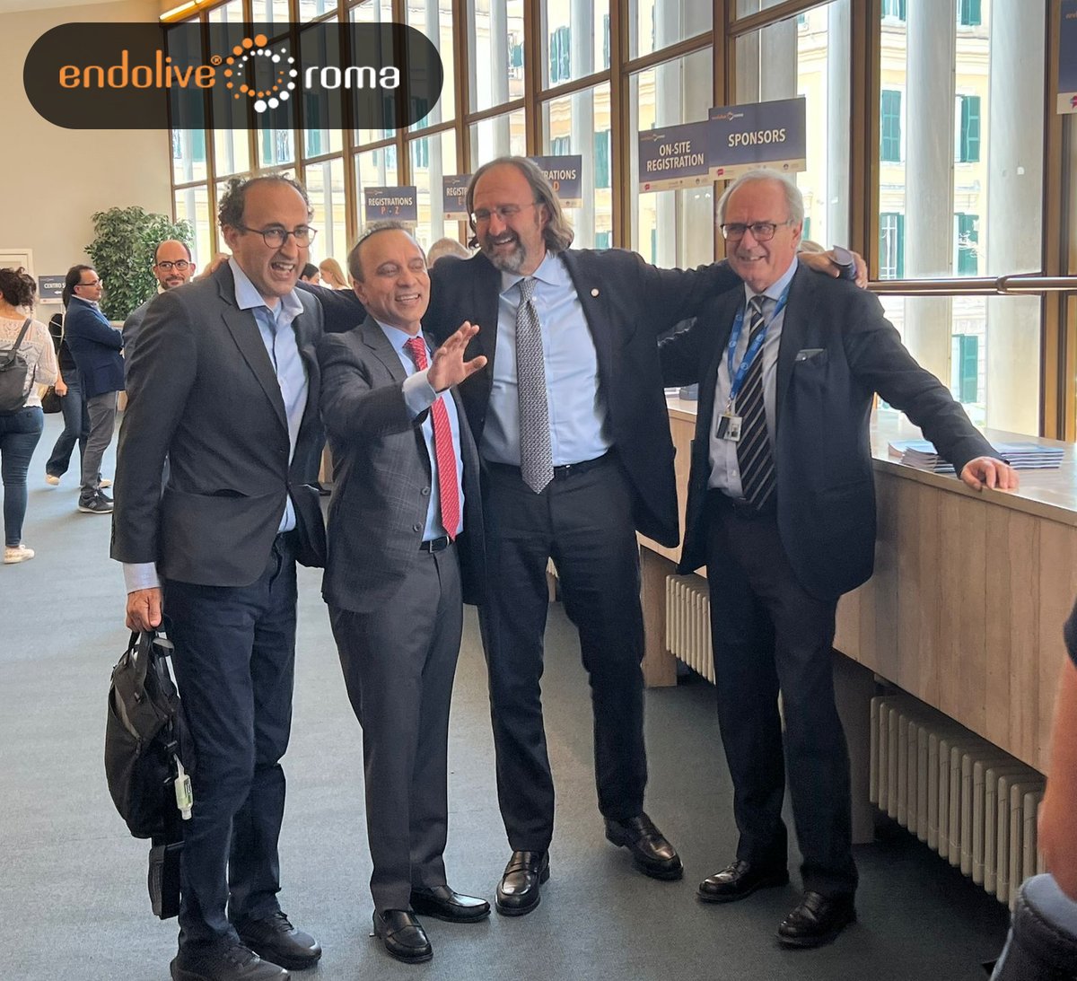Today big chance to meet endoscopy's leaders gathered together in Rome! <a href="/MeditrialToday/">Meditrial</a> is proud to attend this significant edition of <a href="/EndoliveRoma/">EndoliveRoma</a>  

#AntonioGasbarrini #CesareHassan #PrateekSharma #GuidoCostamagna #EndoscopyLeaders #Endolive #EndoscopyAdvancements #PatientCare