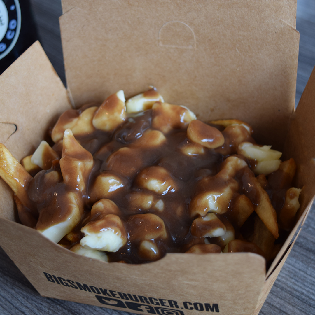 Theres no better way to end your day than with a hot, cheesy poutine!

Visit a Big Smoke Burger near you and try it today!