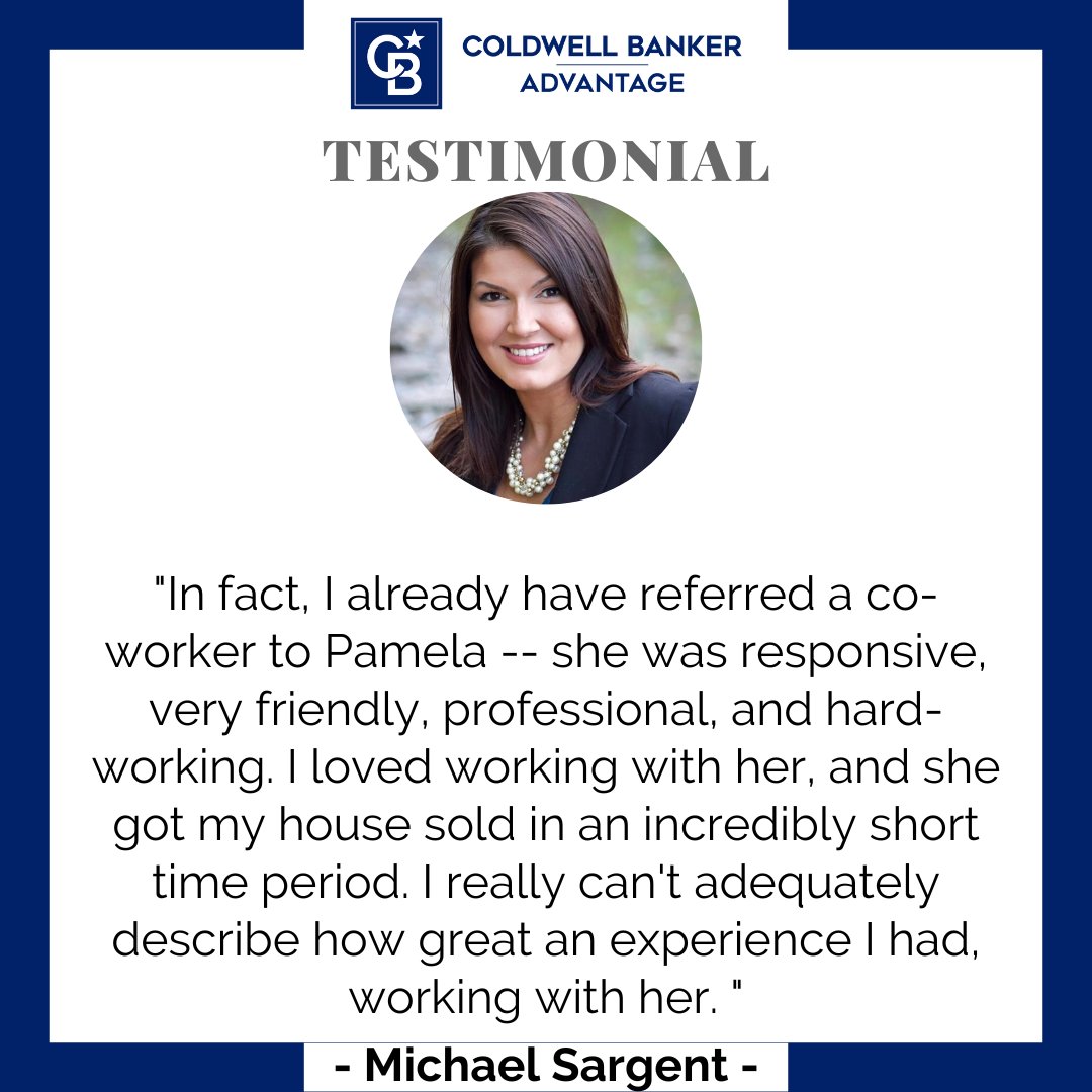 Yet another great testimonial for Pamela Evans! If you are in the market to buy or sell a home, contact her today: (910) 578-8556 or #HomesCBA #ColdwellBankerAdvantage #FayettevilleRealEstate #FayettevilleNorthCarolina #CBAdvantage #HomeBuying #HomeRenting #HomeSelling #Realtor