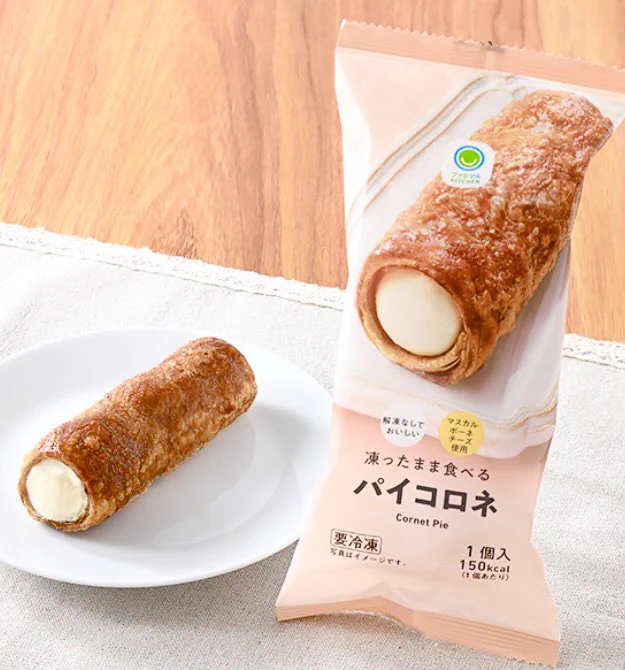 新感覚デザート登場！「凍ったまま食べるパイコロネ」がファミリーマートから発売‼