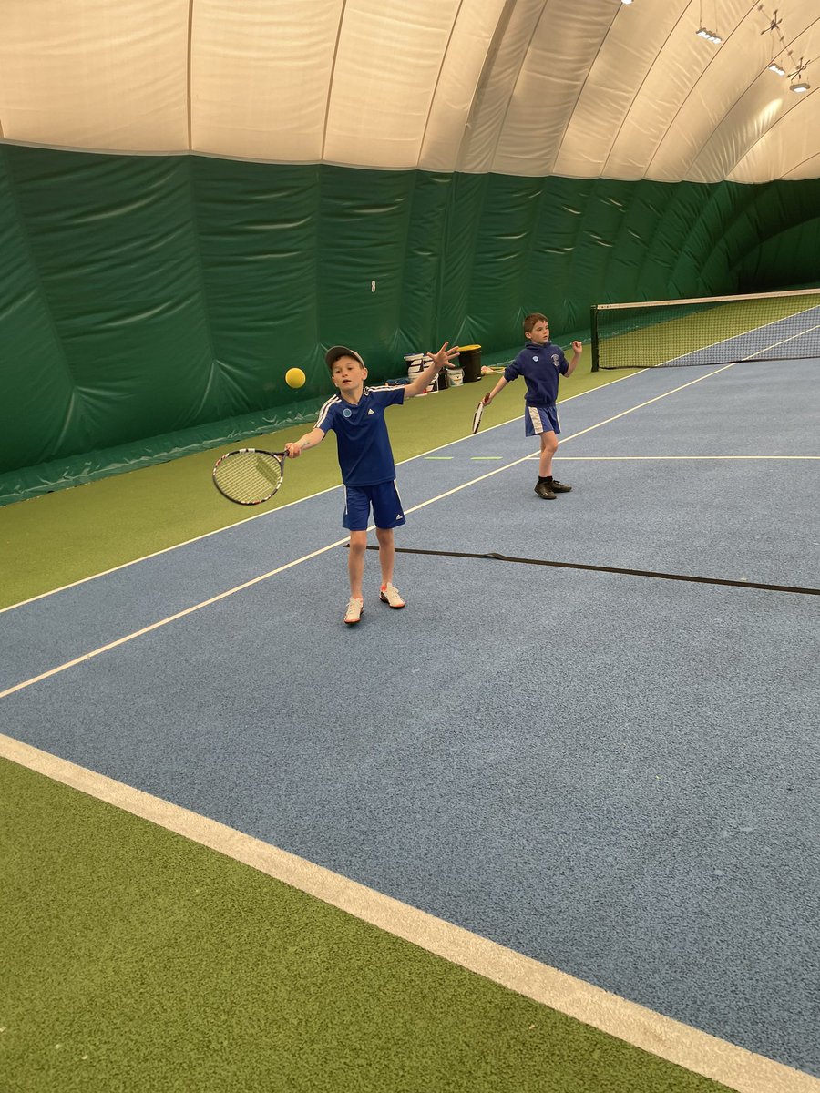 LlangynwydS's tweet photo. IA 2.1 Well-being 
IA4.1  Personal Dev 

Well done to our Y4 tennis team who competed at the @BridgendTennis schools competition today. They were superb as individuals, all new to the sport and they worked really well as a team in the doubles matches too.

@tenniswales @the_LTA https://t.co/0bpInZwxEt
