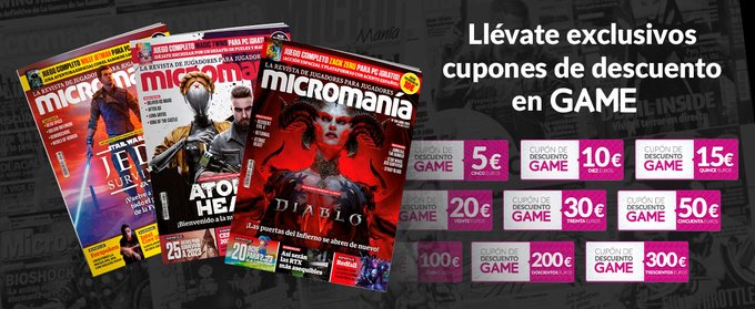 VideojuegosGAME's tweet photo. Vuelve a tu infancia con la revista @MM_Micromania, ¡ya puedes suscribirte y conseguirla en exclusiva solo en GAME!

Además de contenido genial, también te llevas mogollón de descuentos TOP para productos GAME, videojuegos, #PCGaming... ¡y mucho más! 😎

https://t.co/2SEHLAbvdO https://t.co/q8mydRkBWf