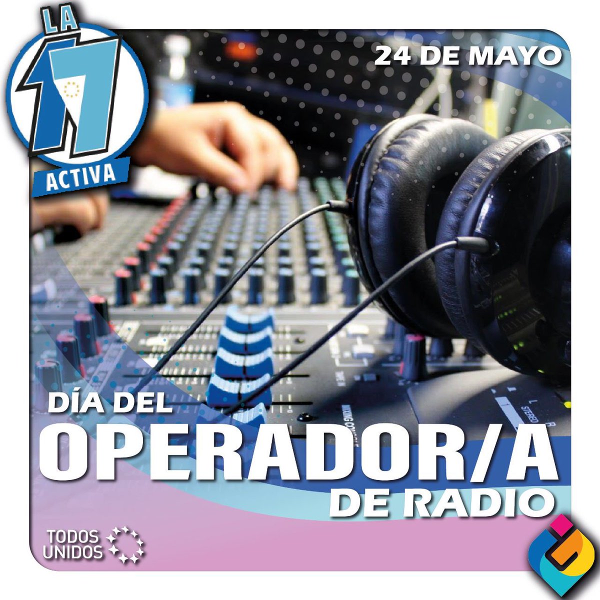 📻 ¡Hoy, 24 de mayo, celebramos el Día del Operador y Operadora de Radio! 🥳

🎛 Su trabajo es indispensable todos los días porque en sus manos está la conexión, la vinculación y la comunicación permanente con los oyentes.