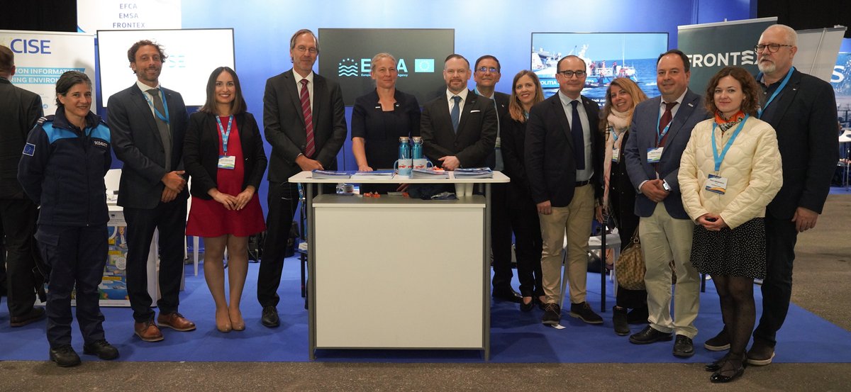 EFCA_EU's tweet photo. We are at the European Maritime Day in Brest🇫🇷!

With Europe’s maritime community to network, discuss &amp; outline joint action on maritime affairs &amp; sustainable #BlueEconomy.

Come to our stand to learn more about how #EUAgencies &amp; national authorities work together for #OurOceans. https://t.co/NOoUCP07gl