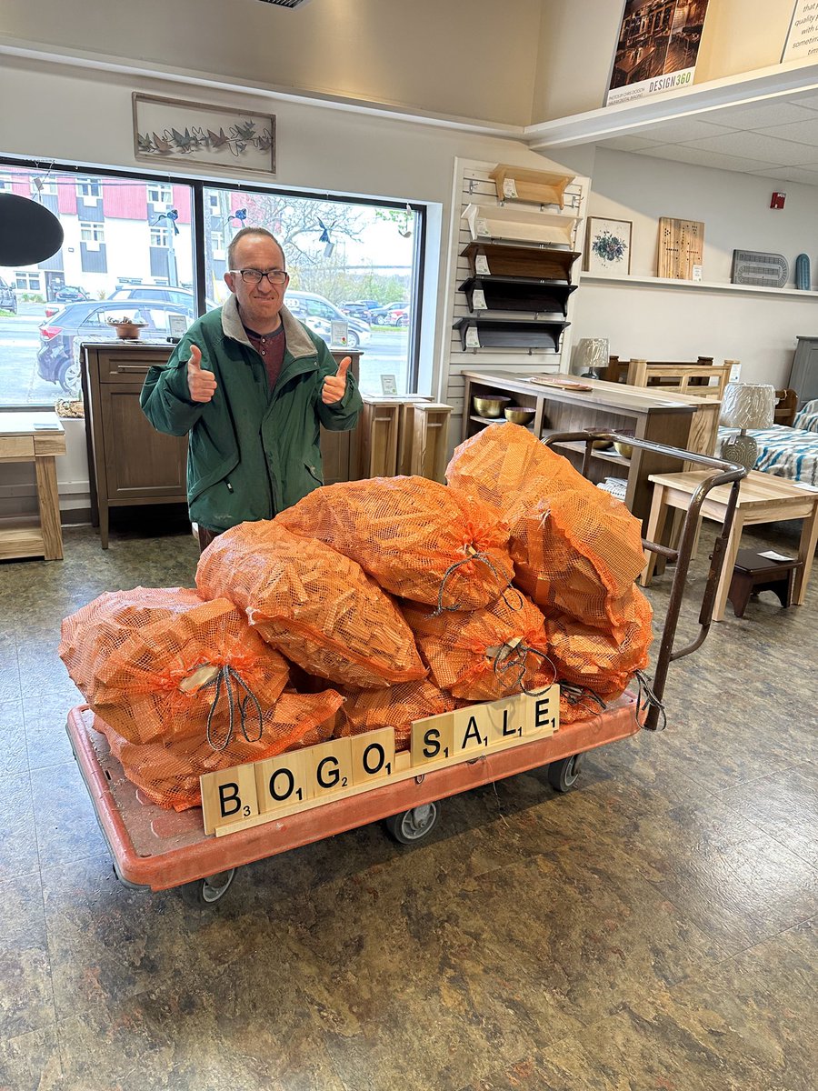 LakeCityWorks's tweet photo. We extended our kindling sale until May 26th, 2023!๐ฅ BUY ONE GET ONE FREE! $7 per bag!
๐386 Windmill Road, Dartmouth.
๐ปhttps://t.co/FAynwgmUZE
โ๏ธ902-465-5000
#socialenterprise #microenterprise #dartmouthns #halifaxnoise #kindling #shoplocalhfx #buylocaldartmouth #bogo https://t.co/DPvAEvOelU