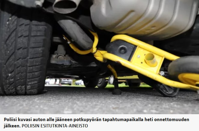 3-vuotiaan autolla kuoliaaksi ajanut mies sai vähemmän päiväsakkoja kuin ministeri Sipilää tönäissyt:

- mies tönäisee ministeriä joka ei kaadu: perusmuotoinen pahoinpitely, 80 ps.
- mies ajaa autolla 3-vuotiaan kuoliaaksi: perusmuotoinen kuolemantuottamus, 70 ps.