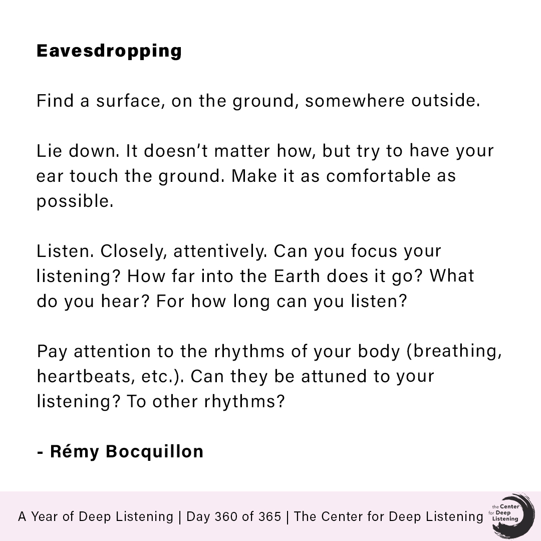 Center for Deep Listening tweet media