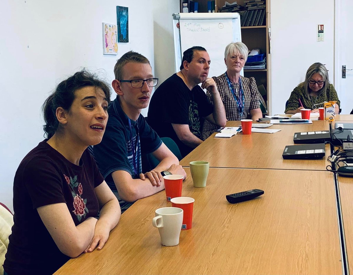 Today’s Shadow Partnership Board event with guest speakers Jenny &amp; Carol, Health Inequalities Lead from The Learning Disability Care Hub. We chatted about our experiences with health checks, GP's and health screening.