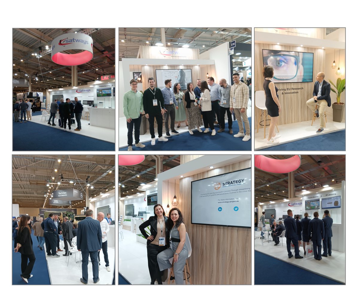 At #DEFEA2023 (Athens, 9-11/5/2023) the <a href="/Strategy_eu/">STRATEGY_EU</a> project was presented at the <a href="/SATWAYSLtd/">SATWAYS LTD.</a> booth together with our #Command_Control_and_Coordination solutions for Public Safety &amp; Defense
#policymakers #redefiningcommandandcontrol