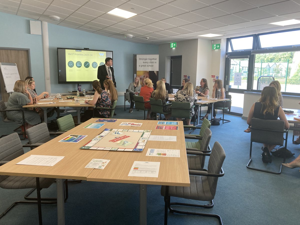 Powerful discussions taking place at West HQ this afternoon on attendance; a key Trust priority. This event is being expertly led by our Director of Inclusion @WeST_DoI and our new Education Welfare Officers. 
#WeSTattendancenetwork