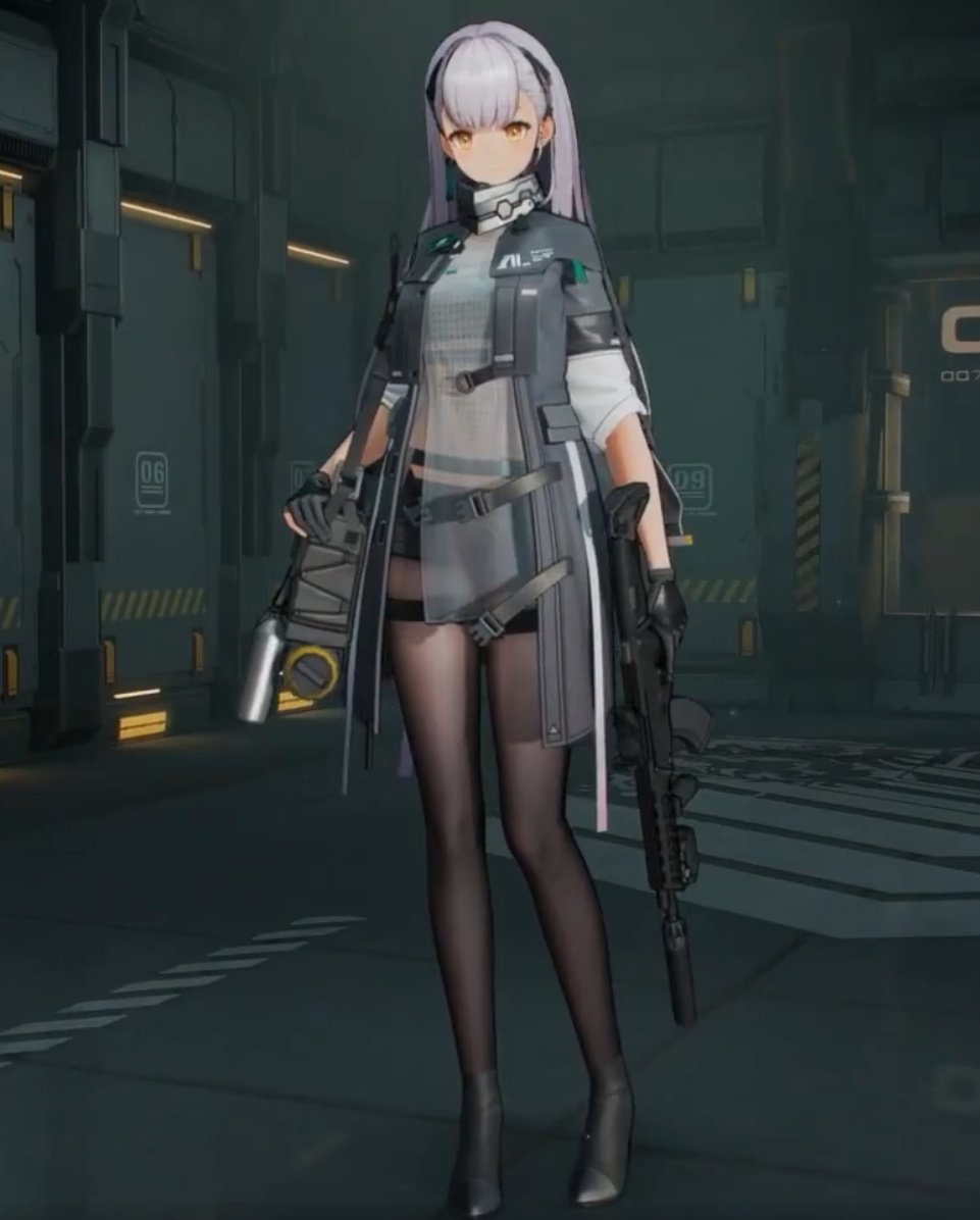 ドルフロ2でのAK-Alfaちゃんって ・お腹周りが透けてる衣装 ・大人びた