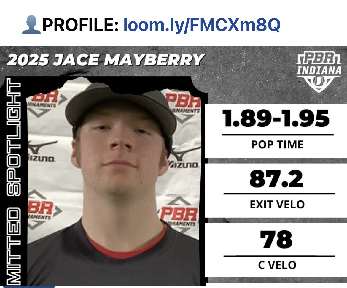 KfiferFifer's tweet photo. @Coach_See Jace Mayberry, sophomore catcher, building his resume to be a Buckeye! https://t.co/RD0culjJTi