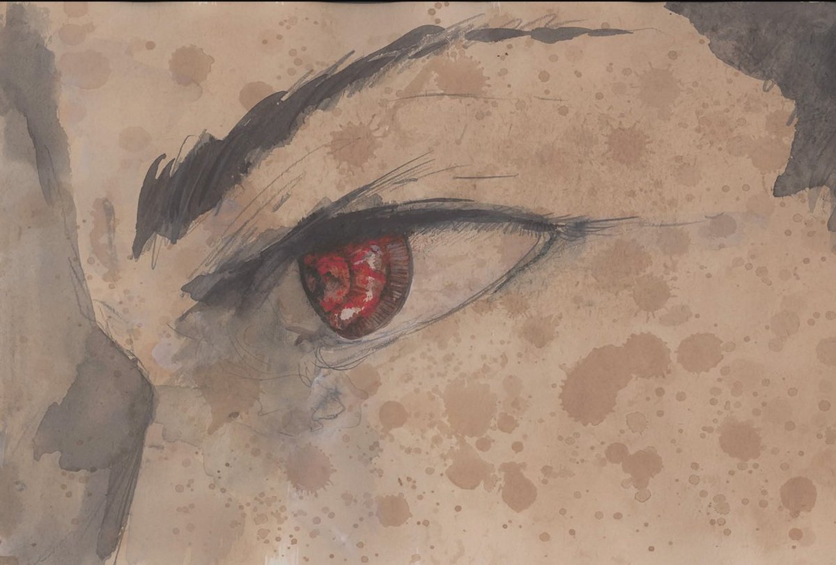 「赤い目」|竹安佐和記(Elshaddaiの人)のイラスト