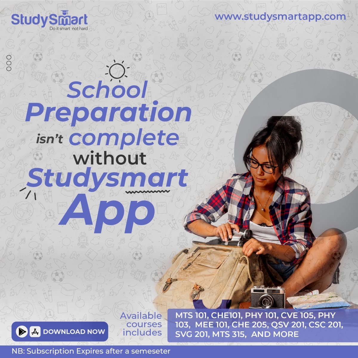 Studysmart_app's tweet photo. Your school kit isn't complete without Futarians favorite App.

Get it on Playstore: https://t.co/x93iQb5OGW

For ios users: https://t.co/nlM8FNgv5x

Follow us on our socials:

https://t.co/cT2LXQUA78

https://t.co/rMUPxIoyJH

https://t.co/r4SYgnqBg7 https://t.co/JkTnIrfOBa