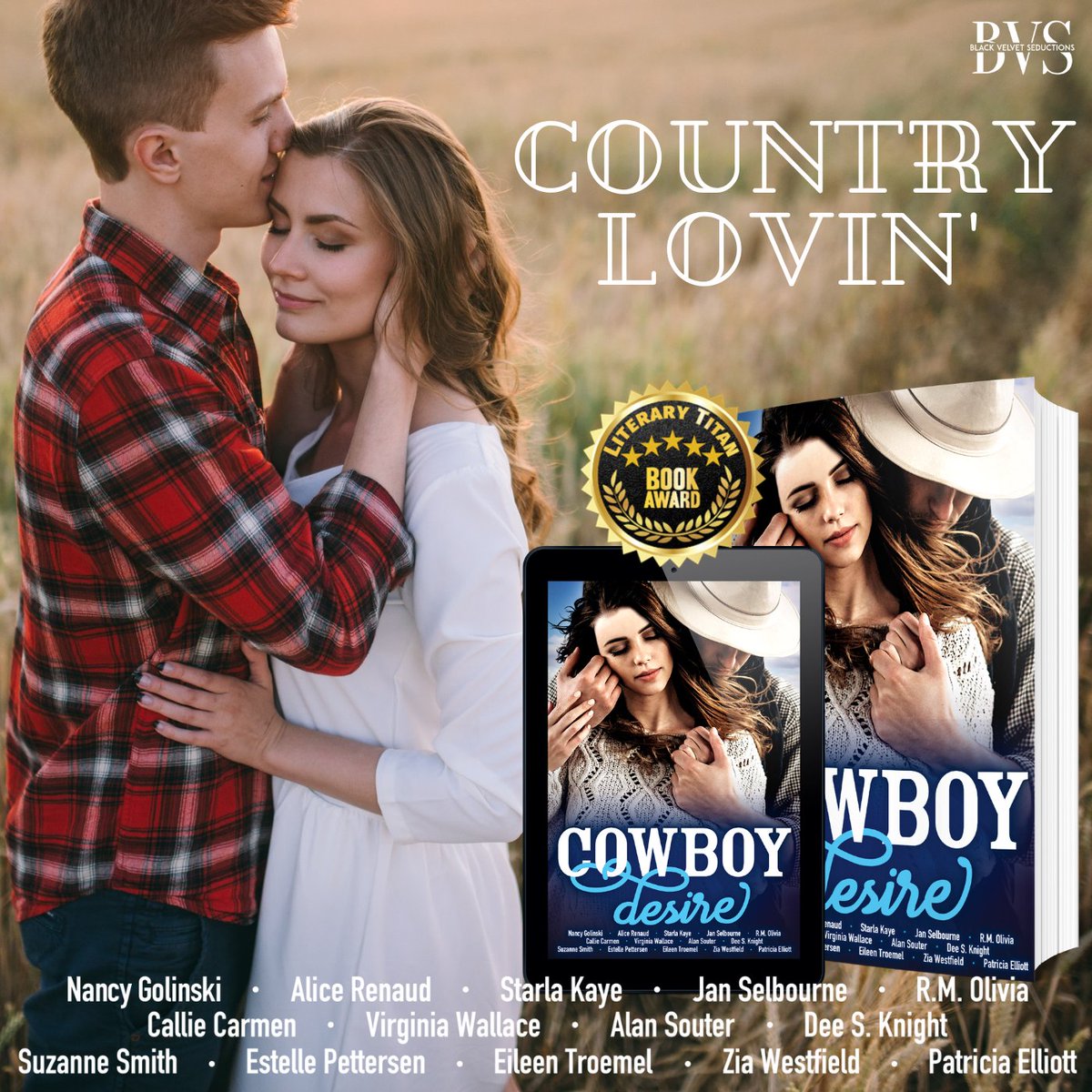 Bring home this award-winning anthology full of beautiful & sometimes spicy love stories. Enjoy!  
Get your copy here amzn.to/2LmdUhD 
#cowboy #cowboyromance #Romance #romancebooks #country #westernromance #western #spacecowboy #Thursday #ThursdayThoughts #KindleUnlimited