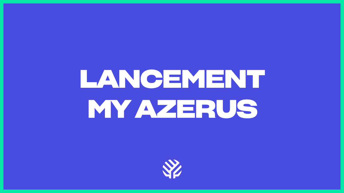 C'EST L'HEURE DU LANCEMENT 🚨

Dès maintenant, tout de suite, à l'instant, découvrez le tout nouvel outil MY AZERUS !

Pour s'inscrire à la #beta fermée et profiter en premier de cette #innovation, c'est par ici 👉 azerus.co/beta-fermee/