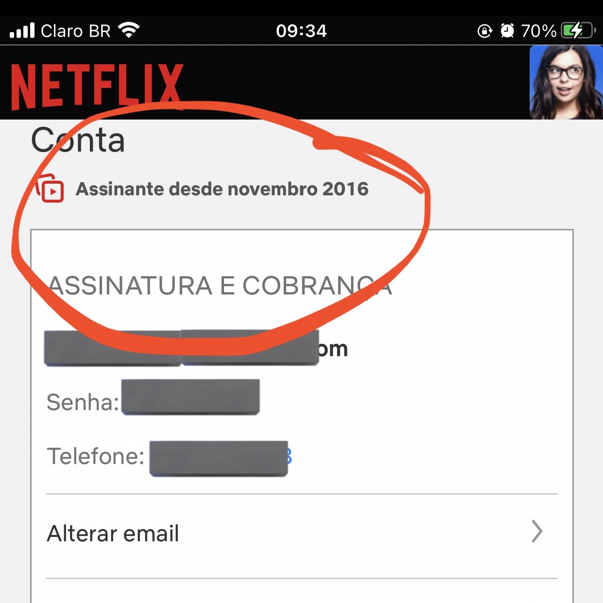 gi on X: cancelei o plano da @netflix que tive desde 2016, eu só