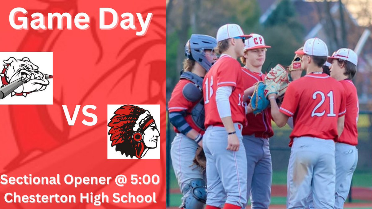 Sectional opener tonight! Come out and support the Bulldogs as they take on Portage @ Chesterton.
