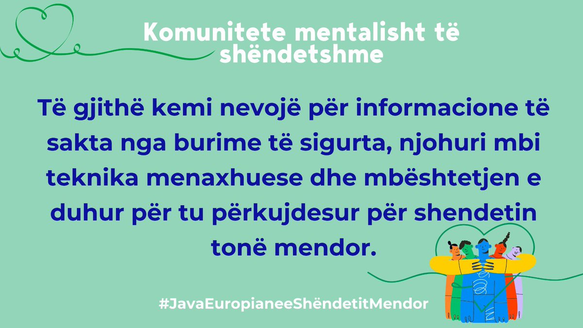 #mentalhealthawarenessweek2023 ☘️ #mentalhealth #MentalHealthMatters 🫶#anxiety #depression #YouthMentalHealth 🪴#healthycommunity 🌱 #nukjevetem 💙 #nukjevet🧡 #Albania