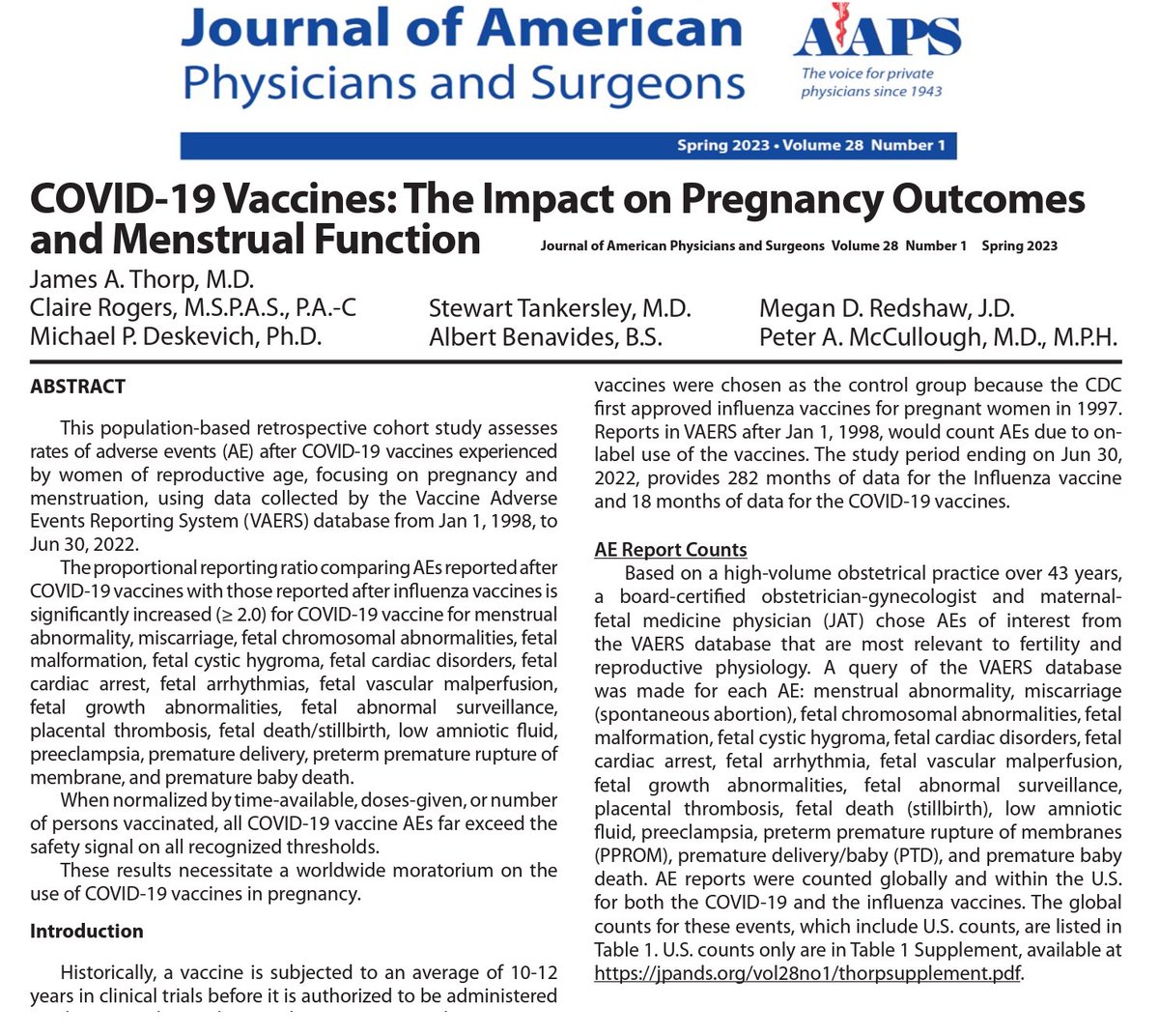 @Jikkyleaks @DrGregorSmith All data suggest C19 vaccines worsen fertility--not help it. 65% of mothers took mRNA injections in 2021 and maternal mortality skyrocketed! For a fertility program to force C19 vax on healthy partners was a crime. @acog @ACOGAction @ACOGPregnancy @ASRM_org @seantipton