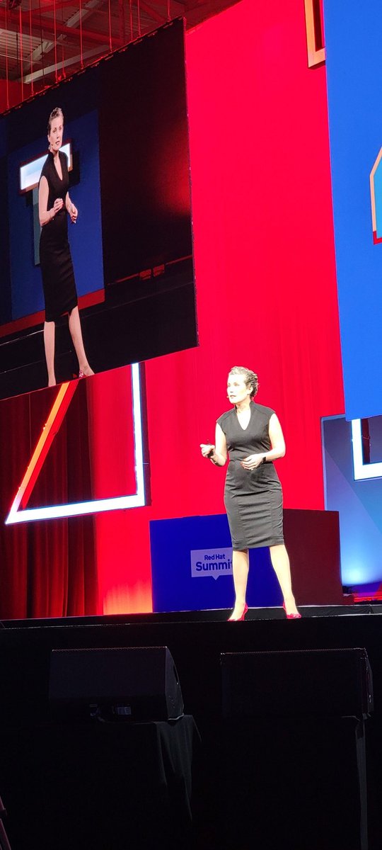 Day 2 of #RHSummit, interested to see what <a href="/RedHat/">Red Hat</a> has to discuss next!