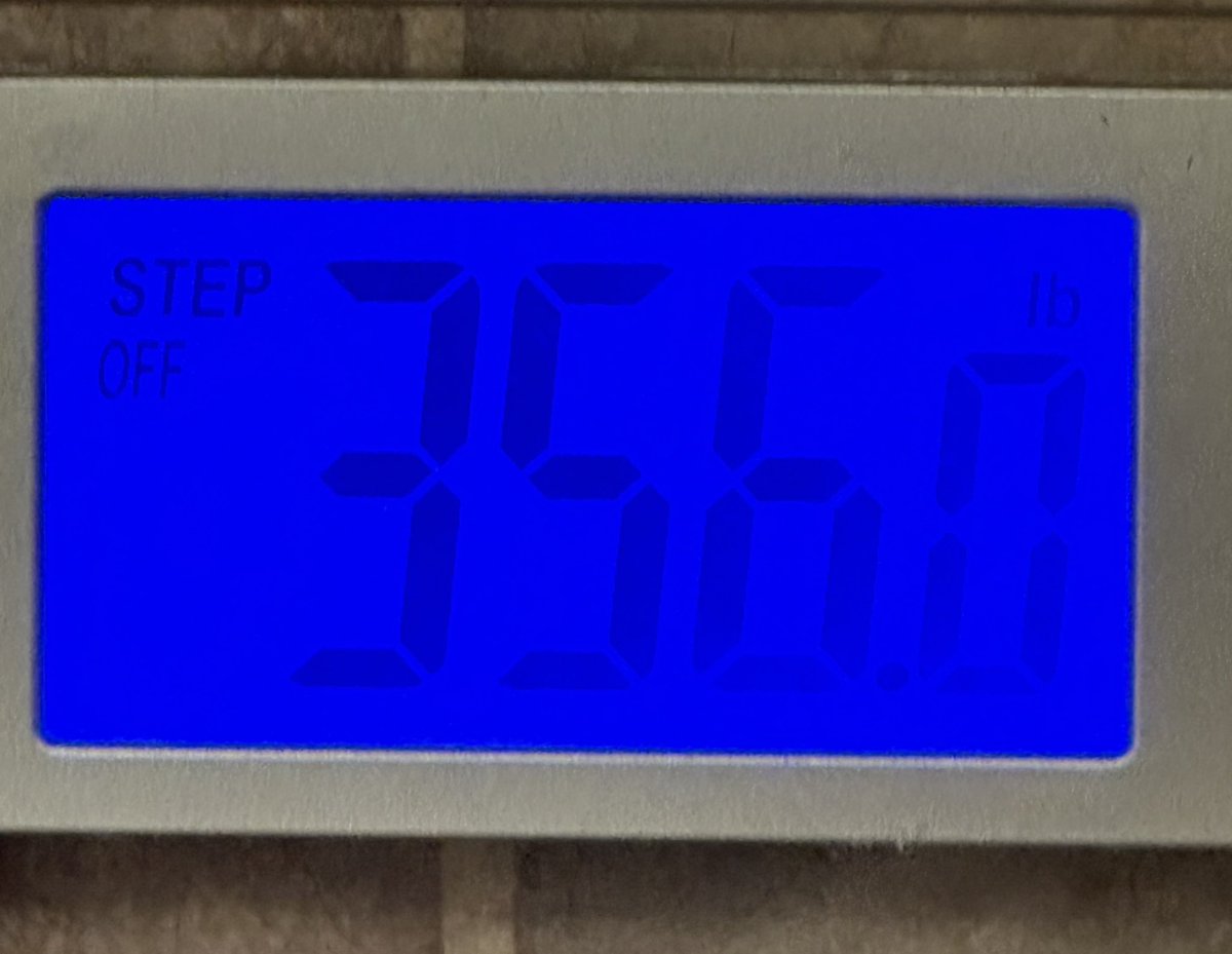 BamaBass's tweet photo. My #weighinwednesday didn’t go as I thought it would, which is ok I know I’m gaining muscle so I’m good with that. Still, down 76 lbs from 432lbs in 116 days isn’t bad. I really want that 100 lb loss mark though… 🫤#weightlosstransformation #roadtohealth https://t.co/RGxlX79PNb