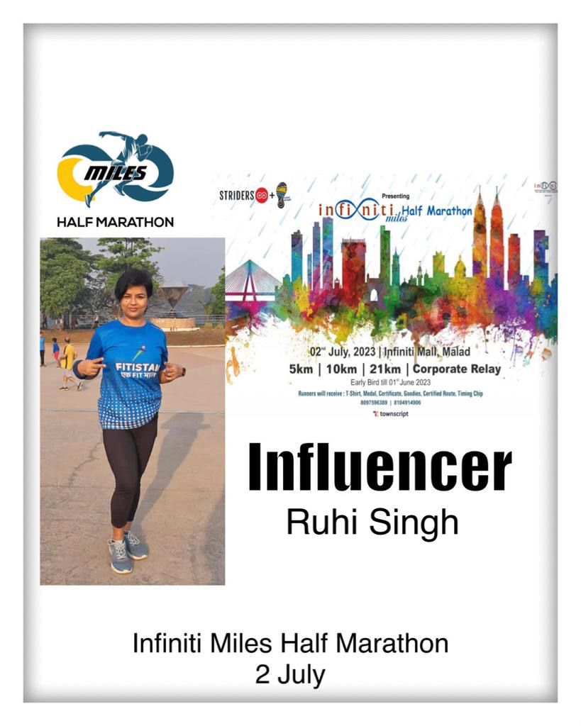 Join us for your health 
townscript.com/e/infiniti-mil…
#striders #runningbuddies
#infinitimiles #malad #Mumbai
#infinitimall