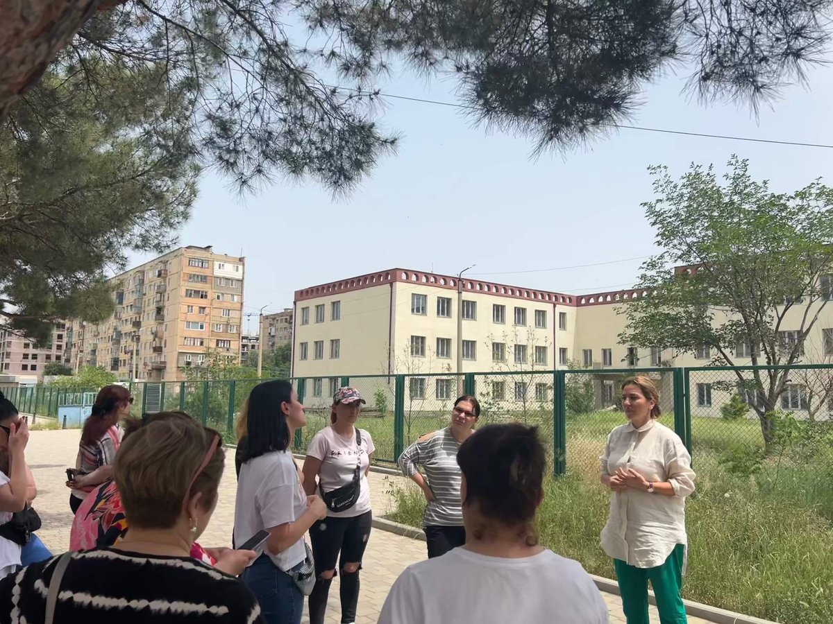The 25th public school in Rustavi is being renovated for the fourth year. The pupils are distributed kilometers away in different schools, and some of them are still in online education. Anna Dolidze publicly put the issue of renovation of public schools on the political agenda