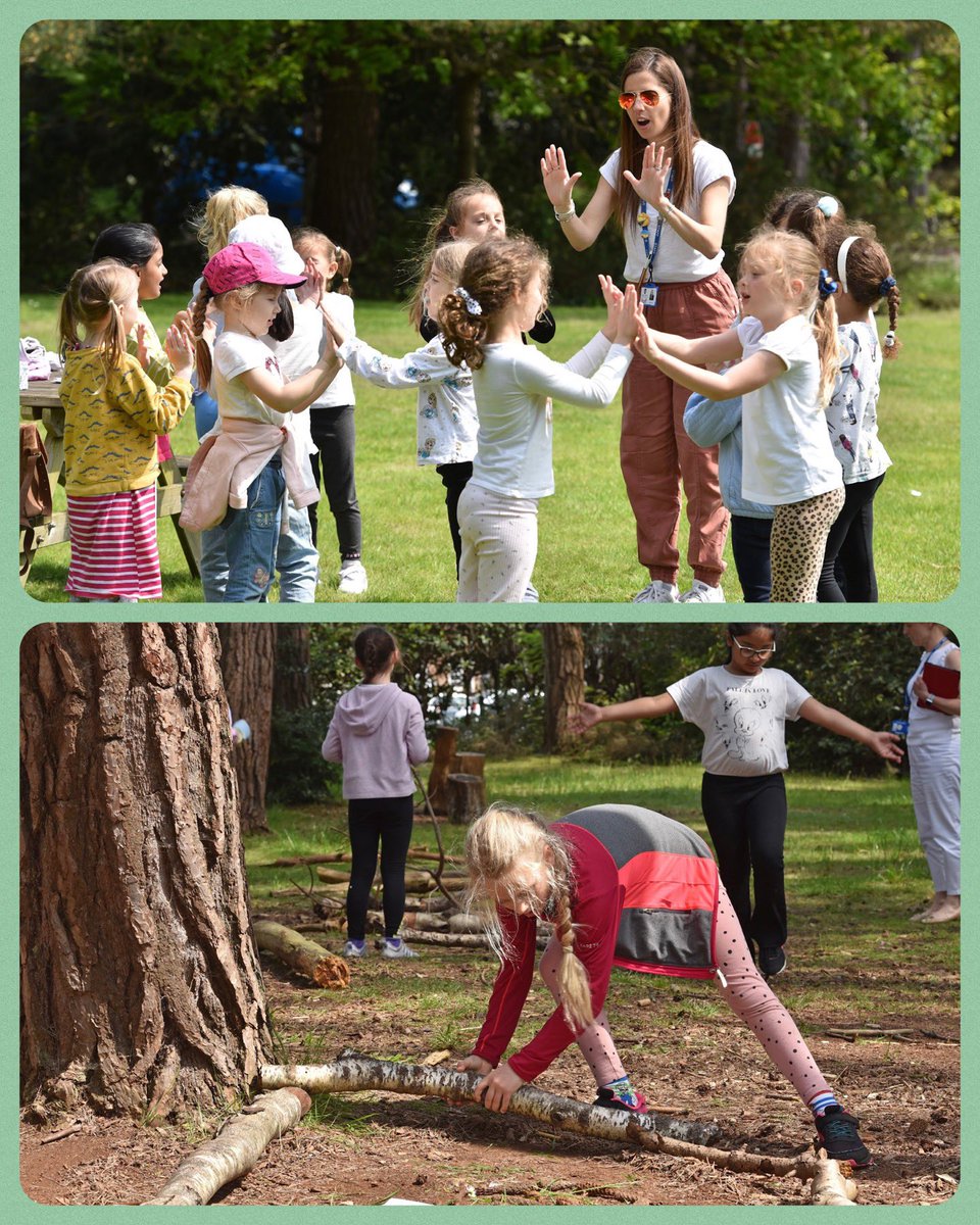 All the children @THSch_Junior had a great time during #outdoorclassroomday Lots of amazing activities going on from French games to launching rockets. Everyone loved their time outside. @TalbotHeathSch