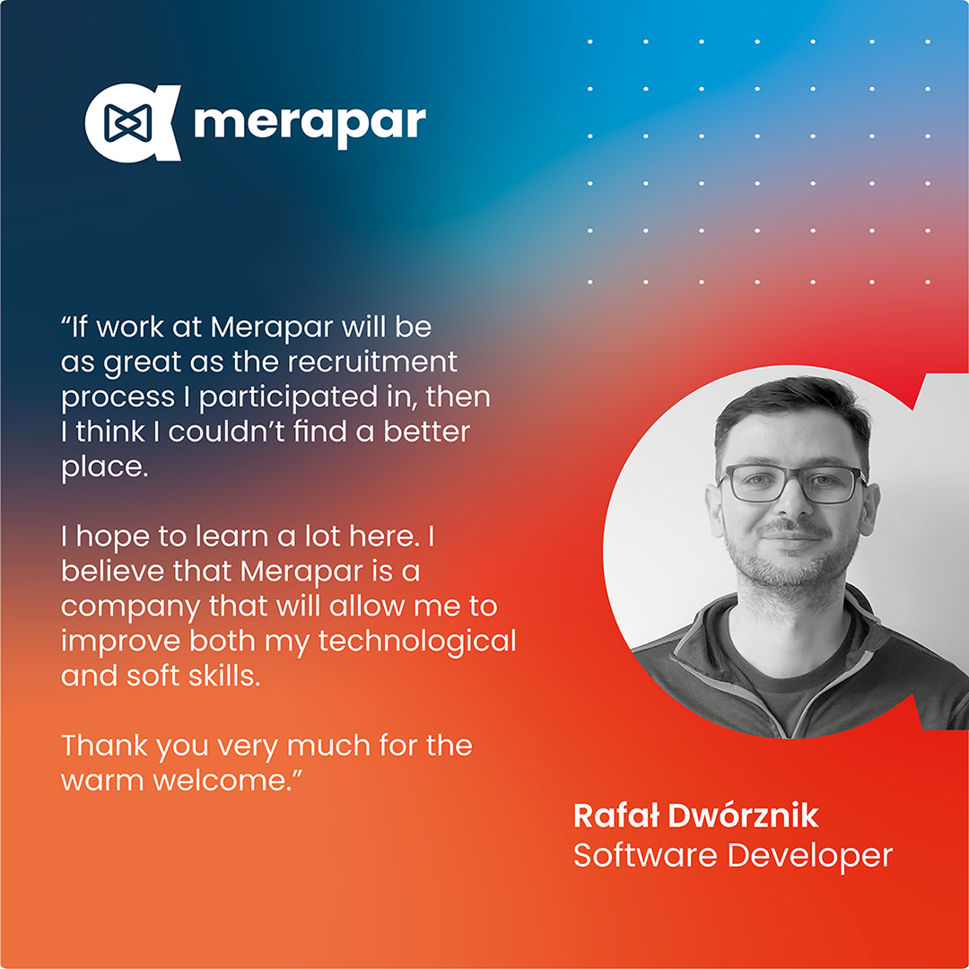 MeraparTech's tweet image. Exciting times at the @MeraparTech Poland office as our team of experts continues to grow! Welcome Daniel and Rafal 🙂 If you too are looking for an exciting #careerintech check out our current opportunities hubs.li/Q01R098r0