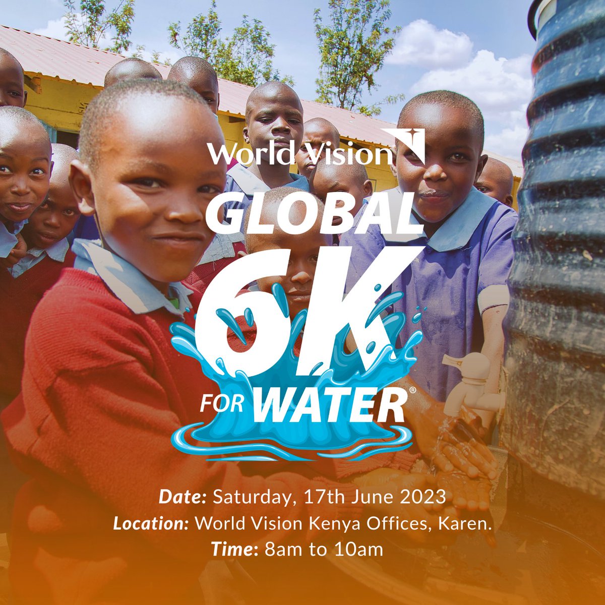 DjSoxxy's tweet photo. Get your running shoes ready for this year’s #Global6k run/walk for water, aimed at raising funds for enhancing access to clean & safe water for children & communities in #Salgaa. 

I invite you & your family to register and learn more: https://t.co/7HDOSnwX0B
#RunForSalgaa @WorldVisionKE
